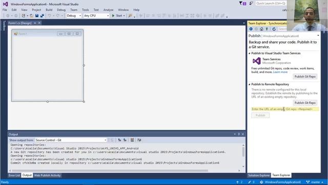 Git - Commit y Push con Visual Studio 2015 смотреть онлайн