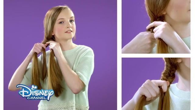 Hair Tutorial - Rowan Blanchard Fish Tail Braid - Official Disney Channel UK HD смотреть онлайн