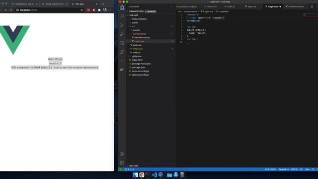 Vuejs 3 and Tailwindcss : Create login screen смотреть онлайн