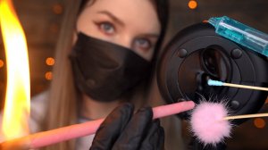 АСМР ГЛУБОКАЯ и ПРИЯТНАЯ ЧИСТКА ТВОИХ УШЕК  Перчатки, Массаж, Свечи / ASMR EAR CLEANING
