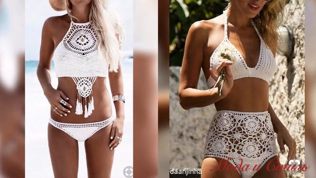 Эксклюзивные вязаные КУПАЛЬНИКИ фото смотреть онлайн