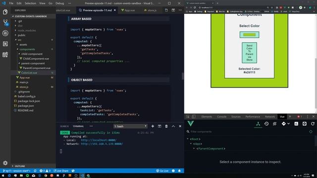 Vue.js Basics Ep. 11 - Vuex In Depth | Map Helper Functions смотреть онлайн