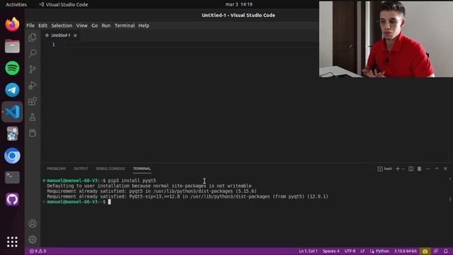 ¿PyQT5 y QT designer en Ubuntu? Tutorial Instalar PyQT5 y QT designer en Ubuntu смотреть онлайн