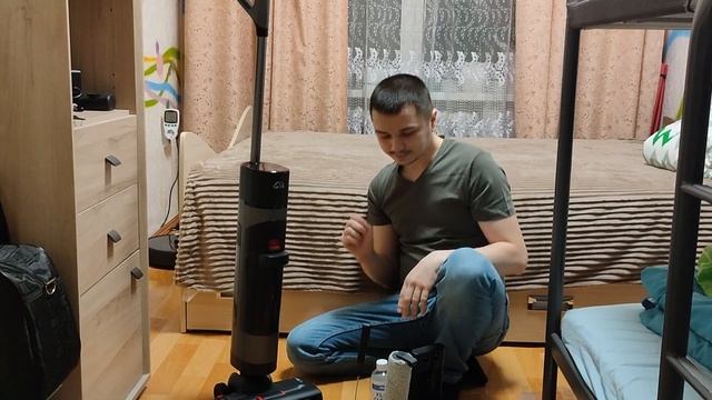 Пылесос мойщик полов JONR XQ02E смотреть онлайн