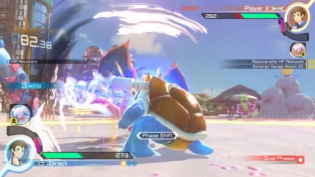 Pokkén Tournament DX - Blastoise Gameplay with Mew (Direct-Feed Switch Footage) смотреть онлайн