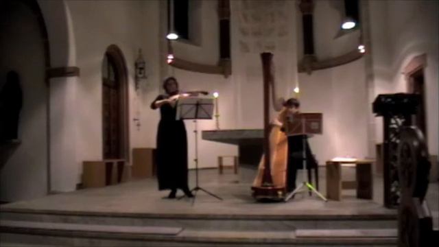 B. Bartok - Romanian Dances. (Veronika Jefremowa - Violin, Olga Shevelevich - Harp)