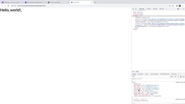 How to easily link Bootstrap 5 in your HTML file in 2022. смотреть онлайн