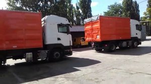 Переоборудование тягачей Скания в зерновозы с опрокидыванием назад