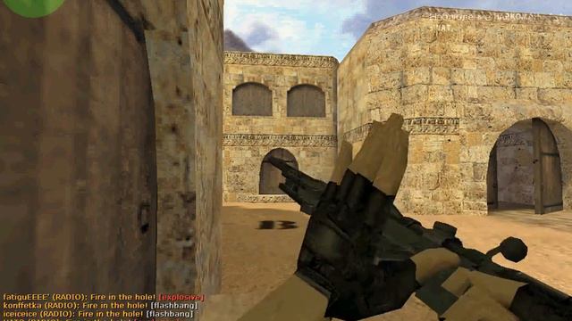 Прострел на карте de dust2 2x2 Cs1.6 смотреть онлайн