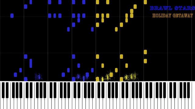 Brawl Stars - Holiday Getaway Piano cover | PVisualiano смотреть онлайн