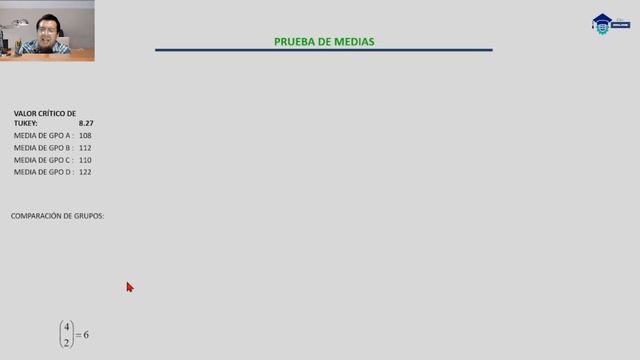 PRUEBA DE MEDIAS (TUKEY) смотреть онлайн