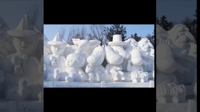 Harbin International Ice and Snow Sculpture Festival ,China смотреть онлайн