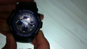 Настройка и обзор часов Casio G-SHOCK AW-591