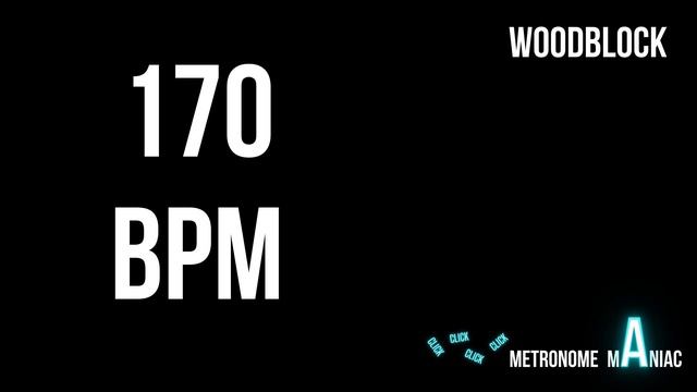 Metronome 170 BPM - Woodblock смотреть онлайн