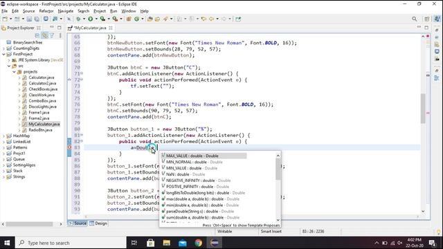 Java Swing : Build Calculator using java swing | Java GUI project смотреть онлайн