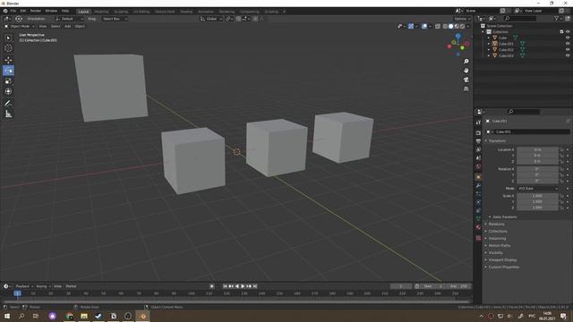 Blender 2.91 Панель инструментов