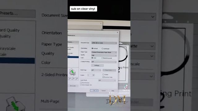 sublimation on clear Oracle vinyl for table decor смотреть онлайн