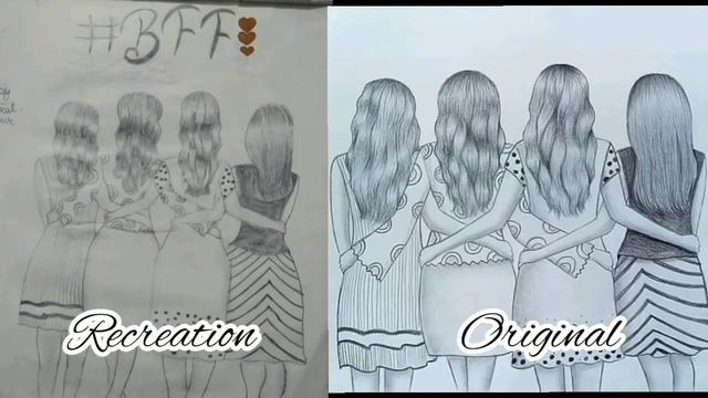 Recreation of Farjana Drawing Academy sketches|I recreated some sketches of Garjana Drawing Academy смотреть онлайн