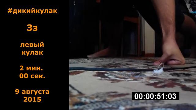 Зз. Левый кулак - 2 мин 00 сек 09 08 15 флешмоб #дикийкулак стойка на кулаке смотреть онлайн