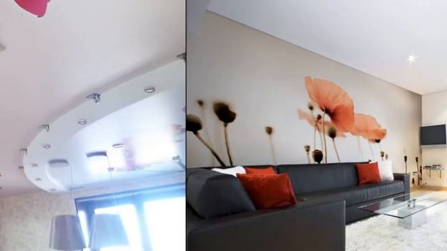 Тканевые натяжные потолки: подборка фотографий смотреть онлайн