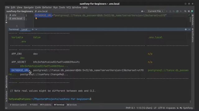 Symfony 6 - env vars debugging смотреть онлайн