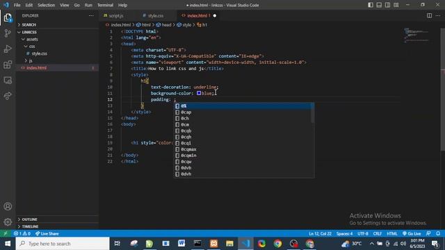How to Link CSS and JavaScript to HTML смотреть онлайн