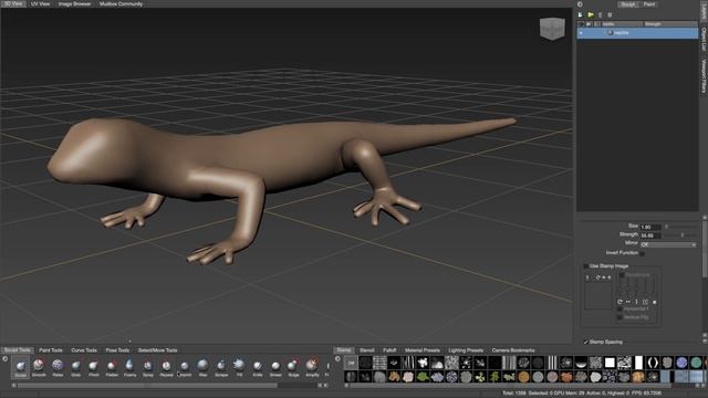 Mudbox Урок 1 - Интерфейс смотреть онлайн
