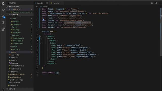 React Redux with Firebase #4 React Router смотреть онлайн