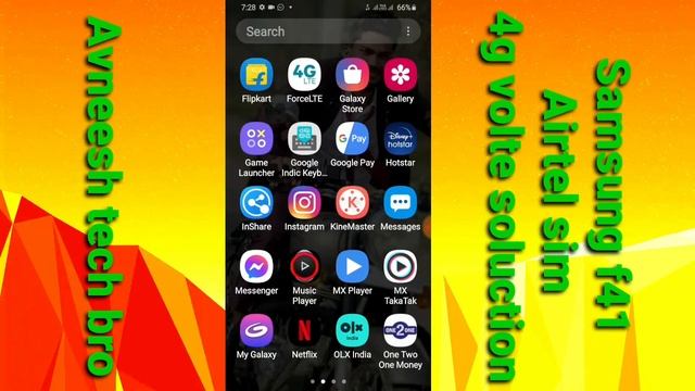 Samsung f41 Airtel Vodafone idea sim 4g Volte problem solution // how to solve 4g volte Samsung f41 смотреть онлайн