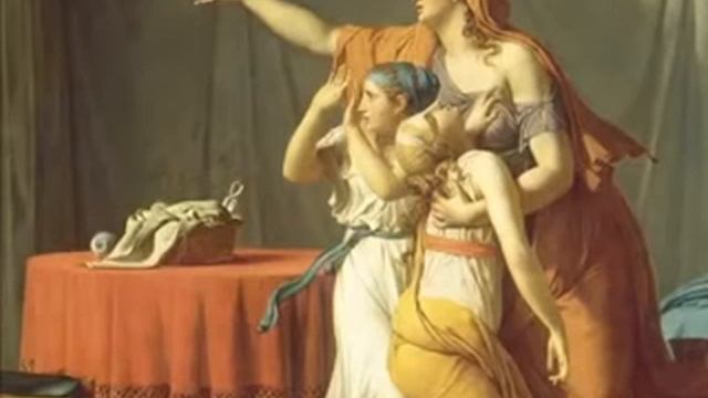 Давид, "Ликторы приносят Бруту тела его сыновей" смотреть онлайн