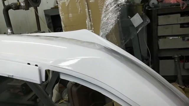 Что делать, если подорвало краску. Покраска переднего бампера, и всей правой стороны на Jetta 6. смотреть онлайн