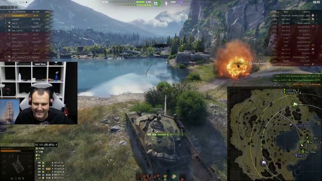 14 000 damage, World Record, Vz.55! | World of Tanks смотреть онлайн