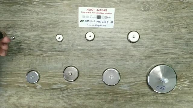 Магнитные крепления из неодимового сплава с винтом и резьбой тип С различной силы смотреть онлайн