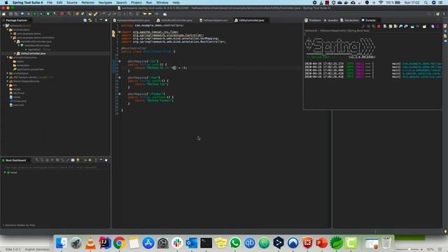 Part 3: Spring Boot Tutorial - Controllers, Mappings, Views (Using Freemarker) смотреть онлайн