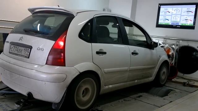 Citroen C3 Dyno Stage1 смотреть онлайн