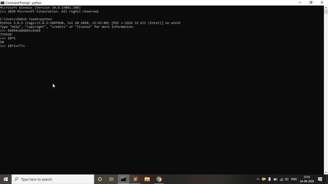 Using python as calculator | Python Tutorial for Beginners. [Part 3] смотреть онлайн