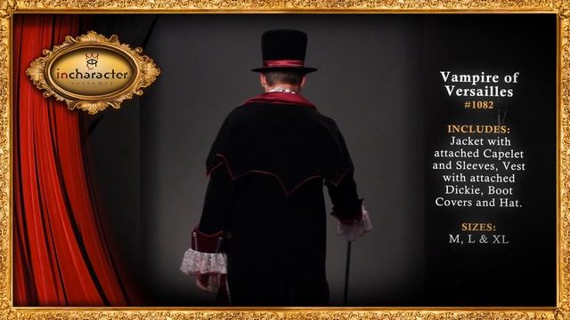 Костюм вампира карнавальный мужской на Хэллоуин - Vampire of Versailles смотреть онлайн