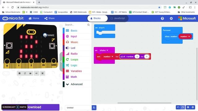 Using Random Numbers with MicroBit смотреть онлайн
