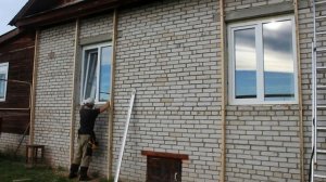 Каркас и утепление кирпичного дома