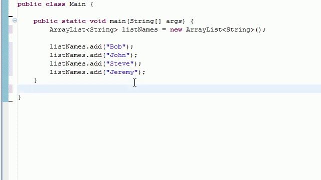 Display ArrayLists in Java смотреть онлайн