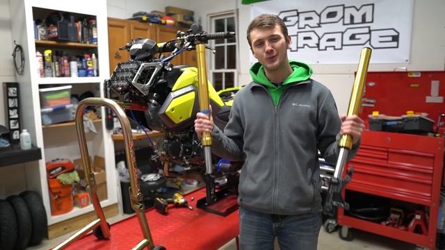 Hard Racing Ohlins Fork Springs Install for Honda Grom SF смотреть онлайн