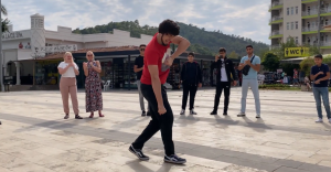 Анталья Супер Аварская Лезгинка 2023 Парни Танцуют Классно На Улице ALISHKA & Ахыска-Турки Кемер