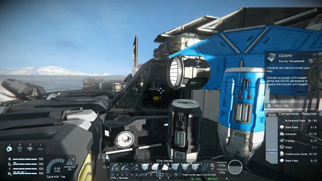 Space Engineers - Drop Pod Miner - Making a Mining Ship from your Drop Pod!!!!! смотреть онлайн