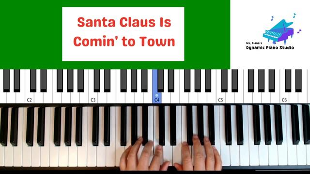 Santa Claus is Comin' to Town | Faber Piano Adventures Level 2A | PERFORMANCE Tempo смотреть онлайн