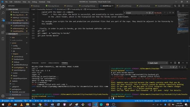Snackability 4.0 - Deployment of Back-end and Front-end смотреть онлайн