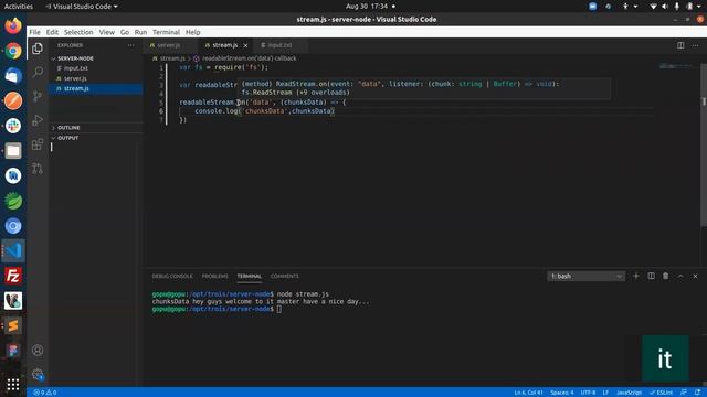 Node JS - Tutorial | Part 7 - " Streaming " | മലയാളത്തിൽ смотреть онлайн