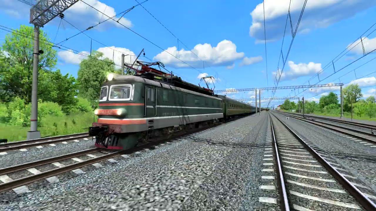 Train Simulator Classic ЧС-2 с поездом №27 Москва-Кисловодск (часть 2)