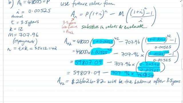 Solving reducing balance loan problems using annuities formula & technology смотреть онлайн