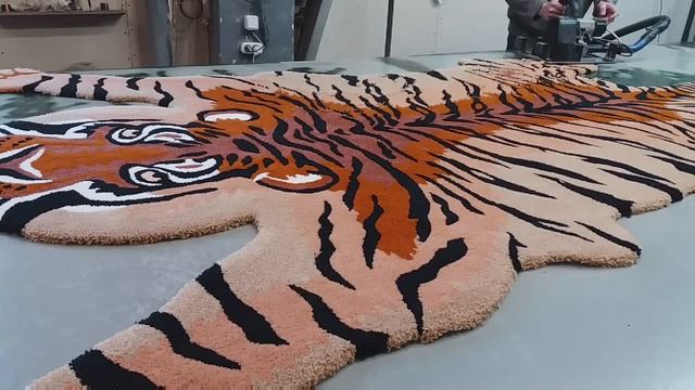 Изготовление ковра от "А" до "Я".Hand tufted carpet. смотреть онлайн