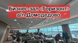 ГОРИЗОНТ-БИЗНЕС ЗАЛ аэропорта ДОМОДЕДОВО - обзор услуг